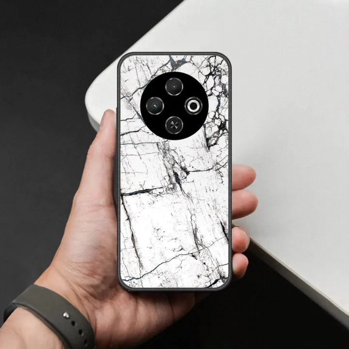 Tecno_%20Spark%2030C%204G%20Cover%20-%20White%20Marble%20Series%202%20-%20HQ%20Premium%20Shine%20Durable%20Shatterproof%20Case%20-%20Image%204