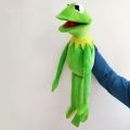 NYT Frog Puppet Soft Hand Stuffed Plush Toy Muppets Show Toy With Movable Mouth. 