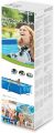 Intex Metal Frame Rectangular Pool 10Feet x 6.7Feet x 2.5Feet. 
