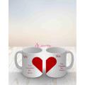 Mr Mrs Couple Mug. 