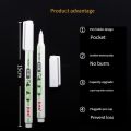 【HOT】 Haile Permanent Oily Ink White Paint Marker Pens Waterproof Plastic Gel Pen Writing Drawing DIY Graffiti Pen Stationery Notebook. 