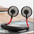 Hanging Neck Fan Hands Free Portable Fan - Rechargeable Mini USB  Fan Personal Fan Hanging  Fan for Kitchen Rechargeable for Girls Working Traveling Office Reading Folding Handheld Fan Wearable Portable Mini Fan 360 Degrees USB Chargeable. 