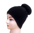 Women’s Black Jura Hijab Cap Volumizer Headwear for Modest Style. 