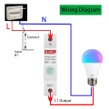 WIFI Smart Energy Meter Power Consumption kWh Meter Circuit Breaker Time Timer Switch Relay Voltmeter for Smart Home. 