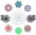 Spirograph Drawing Circle Designs Set Design Ruler - Multicolour - Best Kids activity stuff makes your kid busy & creative. 