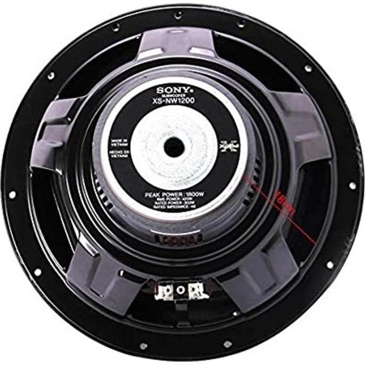 Sony Xplod XS-NW1200 1800 Watt Peak 420 Watt RMS 12 Inch SVC Subwoofer - Black Car Audio Video Speaker Woofer Amplifier Home Entertainment
