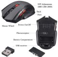 2.4Ghz Gaming Wireless Mouse and USB Receiver for  Computers and Laptop Long Range Wireless Mouse Wireless Mouse with Long Battery Life. 