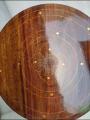 Wooden Chakla,Serving Board, Round Chapati Chakla, Perfect for Making Chappati at Home, Wooden Roti/Chapati Maker, Wood Rolling Board and Rolling Pin Set (Chakla Belan) Pin roller, dough making roller and board, roti maker chakla belan useful kitchen item. 