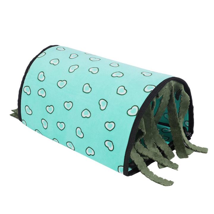 Picture of 1 Set Small Pet Tunnel with Mat Foldable Design Flannel Rabbit Hamster ...