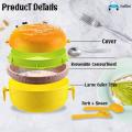 Burger Style Lunch Box || Tiffin Box. 