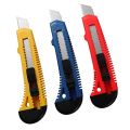 pack of 2pcs cutter Utility Sharp Blade Stationery & Craft Cutter A100 Multicolor cutter. 