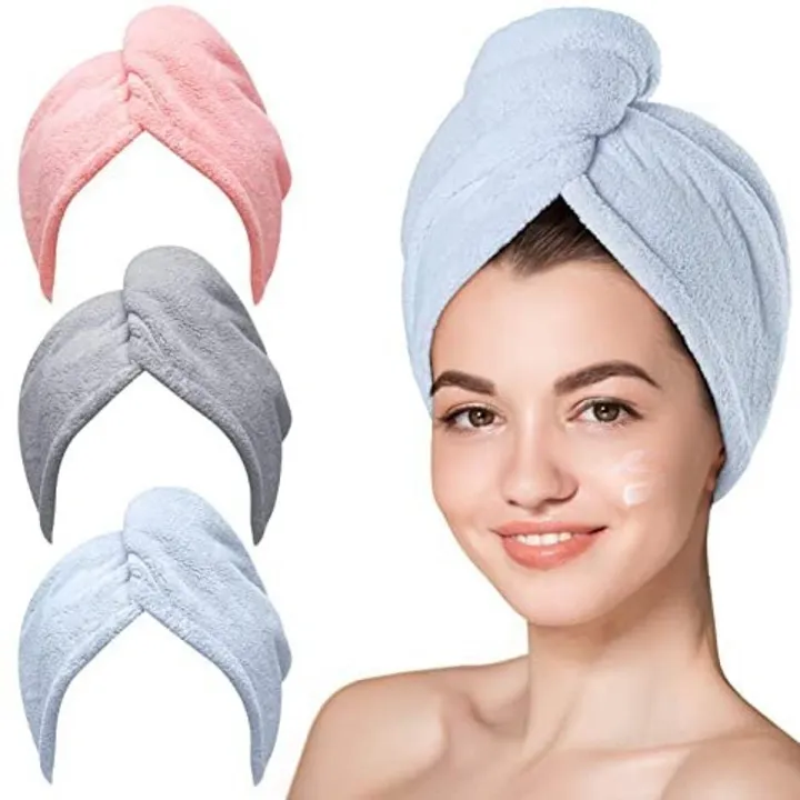 Hair%20Drying%20Towel%20Wrap%20for%20Women%20-%20Super%20Absorbent%20Hair%20Turban%20-%20Quick%20Dry%20Shower%20Cap%20with%20Button%20-%20Soft%20Head%20Wrap%20%20Pure%20Cotton%20-%20Image%203