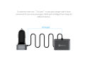 Nillkin 57W 4 Ports 3 USB + TYPE-C Car Charger Adapter Quick Charge 3.0 QC2.0 Mobile Phone Charger 2M Extension Wire for iPhone Xxiaomi IPad Sansung Google Xiaomi. 