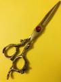 6.5” Professional Hairdressing Scissors Barber Salon Hair Cutting Dragon Shears RoseGold. 