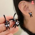 Female Handmade Cartoon 3D  Animal Earrings  Cute Simple Style Cat Stud Earring  Party Jewelry Accessories. 
