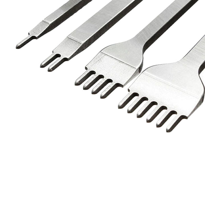 Leather Craft Tool Set Stainless Steel Hole Chisel Graving Stitching Punch Tools Kit