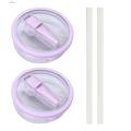 Quasar Odor-free Cup Lid 2pcs 40 Oz Tumbler Flip Straw Lid Replacement Leak-proof Bpa-free Cover for Cup Buyers' Favorite Premium Materials Cup Lid. 