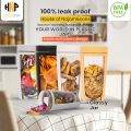 Transparent Seasoning Cans Kitchen Cylindrical Spice Rack Masala Jar Condiment Bottles Pepper Shakers box. 