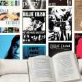 16 pcs BILLIE EILISH A6 Posters – 4.1x5.8 inches poster Perfect Wall Art for Any Space closet Modern Room Aesthetic room inspo music pinterest look girly trendy cool posters. 
