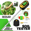 5-In-1 Soil Moisture Meter, Environment Illumination/Sunlight Intensity, Soil Temperature Value, Soil Moisture Content Easy to Use. 