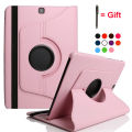 Tablet Case for Samsung Galaxy Tab A 9.7 T550 T555 P550 SM-T550 SM-T555 Cover Rotating Case PU Leather Tablet Funda + Stylus Pen. 