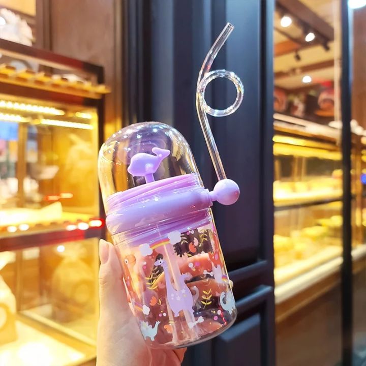 260ml%20Fancy%20Kids%20Water%20Bottle%20with%20Straw%20and%20Cover%20BPA%20Free%20%20Stylish%20Fountain%20Look%20with%20Dolphin%20Sipper%20-%20Image%207