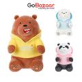 PLUSH TOY WITH HOODIE SERIES BEAR. 