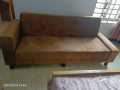 Sofa Combed Aram Design 3 Seater Stylish Brown Colour Can be Customised {{ Special offer } Available...... 