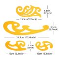 12 Pieces French Curve and Template Ruler Set Drawing Template Tool Circle Templates for Personal Drawing and Drafting. 