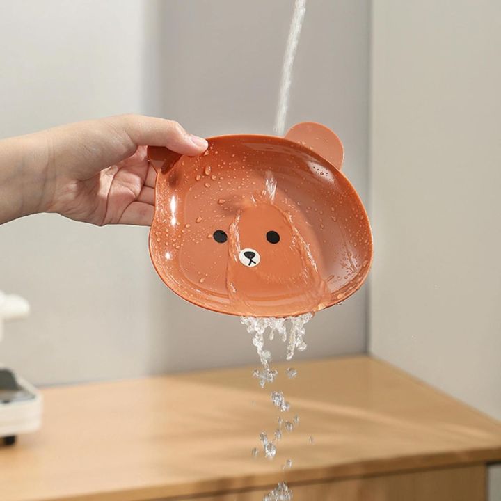 8pcs%20Cute%20Cartoon%20Bear%20Dish%20Plate%20Set%20With%20Stand,%20Reusable%20Plastic%20Dessert%20Dinner%20Plate%20Creative%20for%20Fruit,Snack,Nuts,Cartoon%20Design%20Dish%20Kitchen%20Accessory%20-%20Image%207