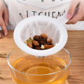 100/200/400 Mesh Kitchen Ultra-fine Mesh Strainer Kitchen Nylon Mesh Filter Spoon for Suitable for Soy Milk Coffee Milk Yogurt. 