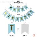Attractive Blue Birthday Theme ( 1 Birthday banner+ 30balloons+3star balloons) Birthday Decoration Birthday Accessories  Birthday Decoration For Boys Birthday Decoration For Girls. 