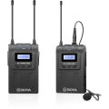 3 Years Warranty - BOYA BY-WM8 Pro-K2 UHF Dual-Channel Wireless Lavalier System (576.4 to 599.9 MHz, 568.6 to 592 MHz). 