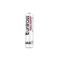 Uniross 4 AAA Max Power Alkaline Battery Cells. 