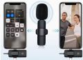 3-in-1 Wireless Lavalier Mic – Works with Type-C, Lightning & 3.5mm on iPhone, Android & Camera. 