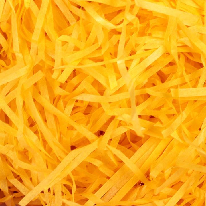 YELLOW COLOR/ Shredded Paper Grass Color Filler Crinkle Cut Paper Shred Gift Basket Filler
