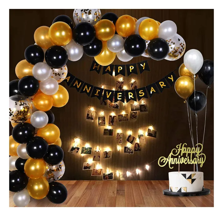 Happy%20Anniversary%20Decoration%20Set%20(Including%20Anniversary%20banner%20+%20%5C30%20x%20Metallic%20Balloons%20(red,black,golden)%20Balloons-Anniversary%20Decorations%20&%20Themes%20-Couple%20Themes-Home%20Decor-Anniversary%20Items%20-%20Image%202