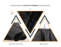 Men's Coat Cover / Men's Suit Cover / Pack of 1, 3, 6, 12 / Dress Cover Bag / Foldable Blazer Cover / New Home Clothes Garment Cover Case / 37x23.5 inches approx. 