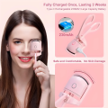 Compact and Rechargeable Mini Electric Eyelash Curler for Quick Long-Lasting Curling Ideal Tool for Women. 