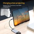 3 in 1 Type-C to Gigabit Ethernet Rj45 Lan PD Charg USB C Data Port Converter Adapter for TV PC MacBook Samsung S20. 