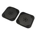 Fashion Portable Drain Hair Catcher Filter Sink Wear-resistant Multifunction Silicone Strainer Anti-odor Deodorization Quadrate Silicone Mat Floor Drain Bathtub. 