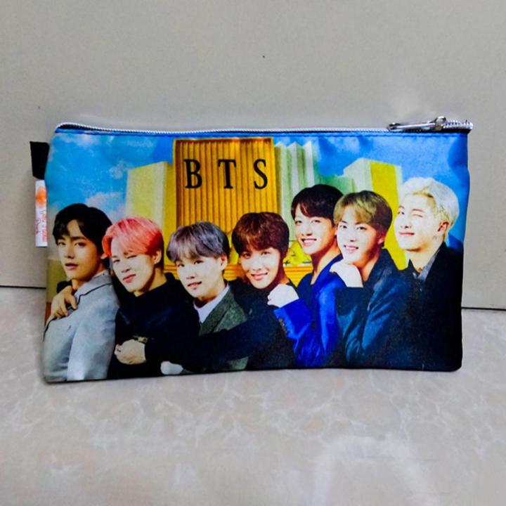 BTS Digitally printed Pencil Cases - BTS Pouch in different designs - Pencil Box
