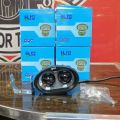 2 PCS Super Bright Long Range HJG Bike Led projector lens light 2 led powerfull fog bike/car/jeep headlight. 