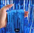 Meters Party Backdrop Curtains Glitter Gold Tinsel Fringe Foil Curtain Birthday Wedding Decoration Adult Anniversary Decor. 