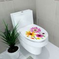 New Simplicity Fresh Style Toilet Seat Wall Sticker Art Bathroom Decals Decor PVC Removable Home Decor. 