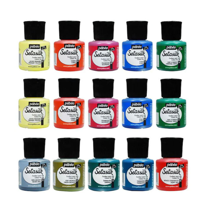 Pebeo Silk Paint - 45 ml Bottle - Setasilk silk paint Made in France 20 shades available
