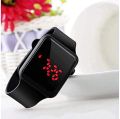 Black Red Watch Digital LED Watch For Boys & Kids-Black Watch for girls Smart Watch for Kids Latest LED Watch for boys & girls Led Round Digital Watches for Kid Girl boys. 