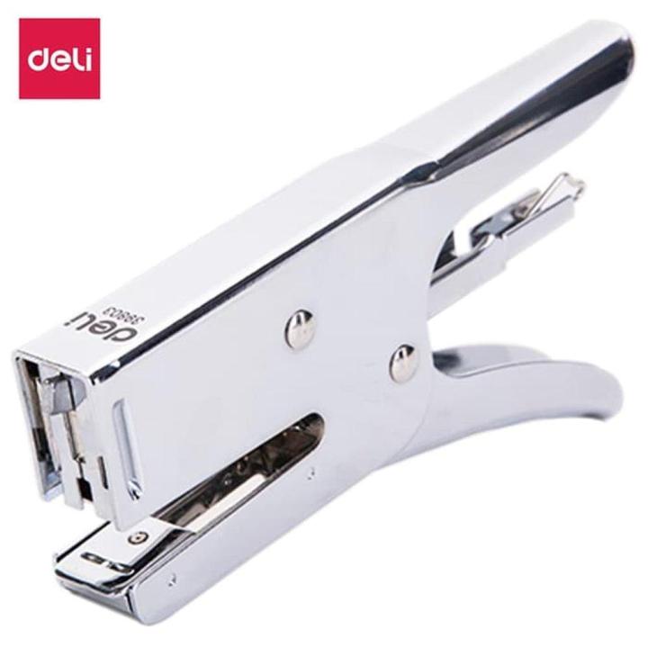 Plier%20Stapler%20E39803%20Metal%20Capacity%2025%20Leaves%20-%20Silver%20-%20Image%202