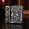 ZORRO/ Zorro Metal Heavy Armor Kerosene Windproof Lighter Relief Dragon and Phoenix One Piece Dropshipping Hot Lighter. 