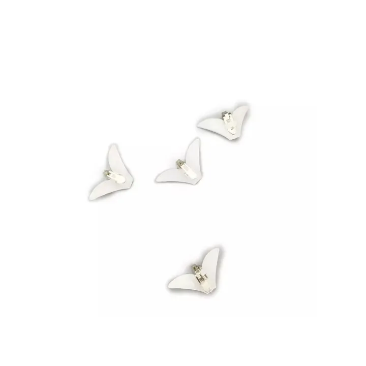 25Pcs%20Ready%20To%20Ship%20Wholesale%20Plastic%20&%20Metal%20White%20Color%20Clip%20On%20Tie%20Hardware%20Necktie%20Clip%20-%20Image%204